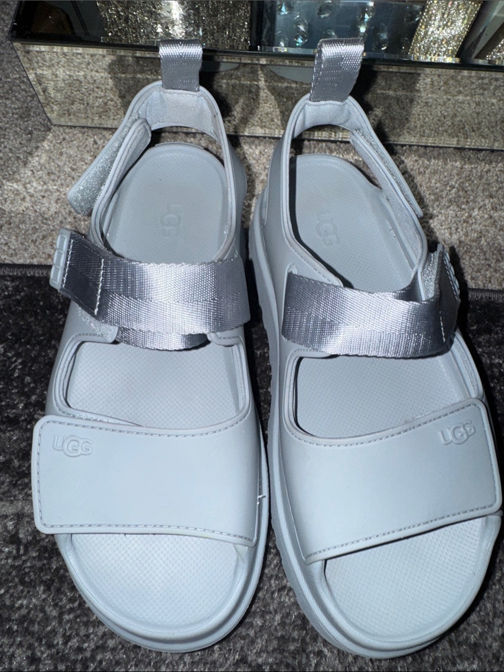 UGG Light Blue  Sandals with  Straps